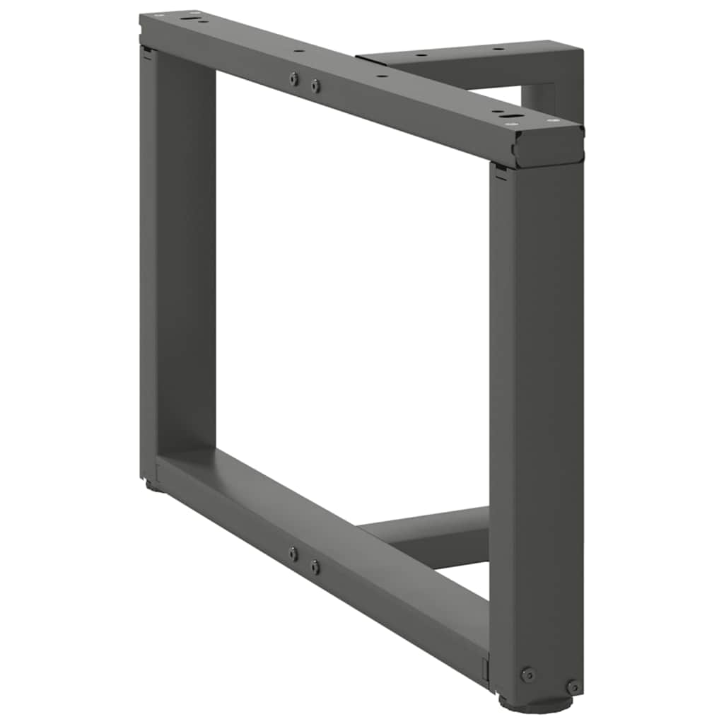 Salontafelpoten 2 st T-vormig 70x25x(42-43) cm staal antraciet is nu te koop bij PeponiXL, paradijselijk wonen!