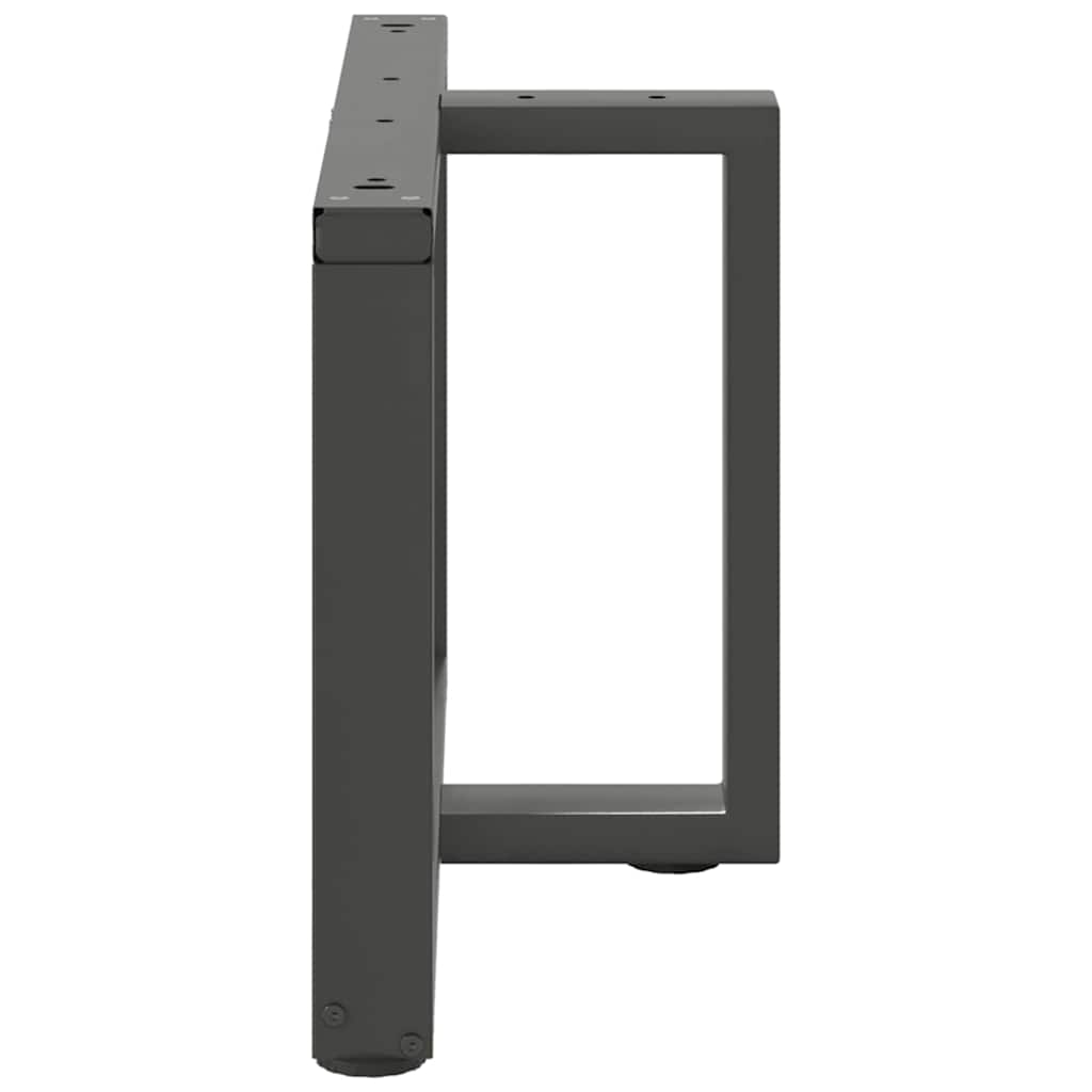Salontafelpoten 2 st T-vormig 70x25x(42-43) cm staal antraciet is nu te koop bij PeponiXL, paradijselijk wonen!