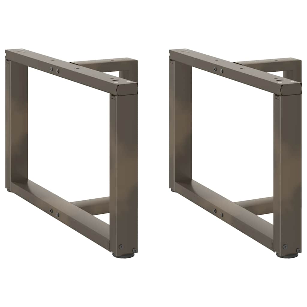 Salontafelpoten 2 st T-vormig 70x25x(42-43) cm staal naturel is nu te koop bij PeponiXL, paradijselijk wonen!