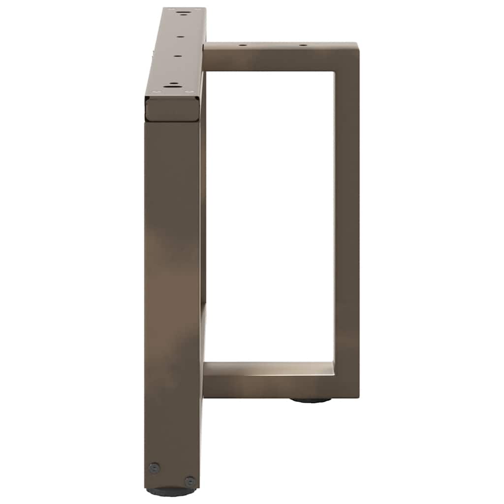 Salontafelpoten 2 st T-vormig 70x25x(42-43) cm staal naturel is nu te koop bij PeponiXL, paradijselijk wonen!