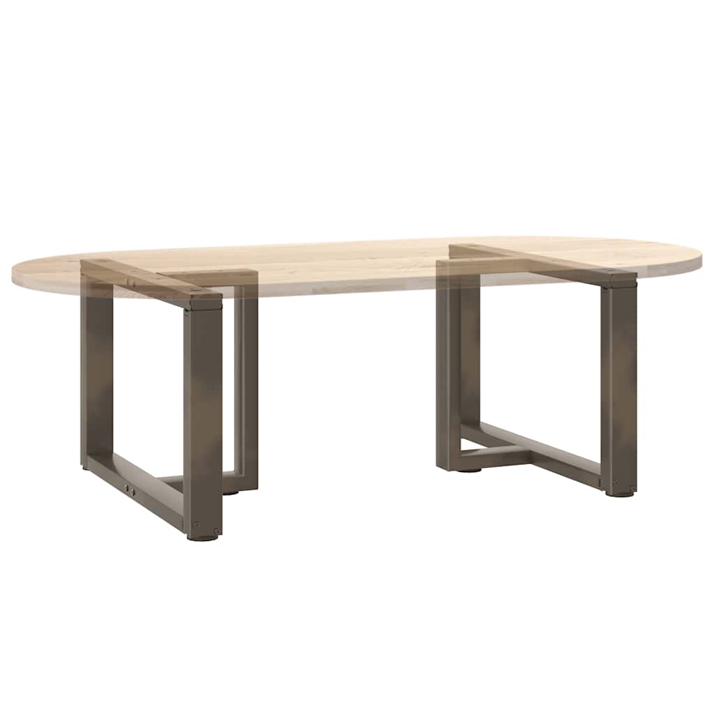 Salontafelpoten 2 st T-vormig 70x25x(42-43) cm staal naturel is nu te koop bij PeponiXL, paradijselijk wonen!