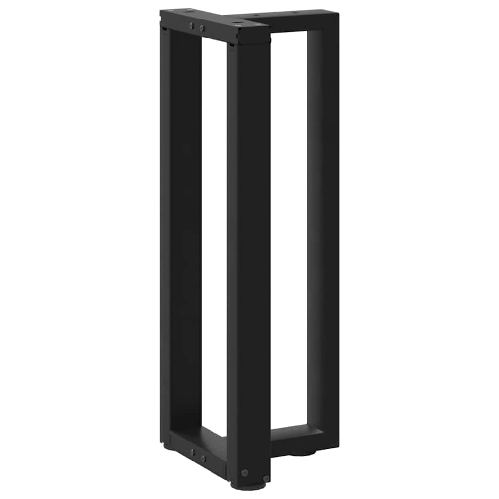 Console tafelpoten 2 st T-vormig 25x28x(72-73) cm staal zwart is nu te koop bij PeponiXL, paradijselijk wonen!