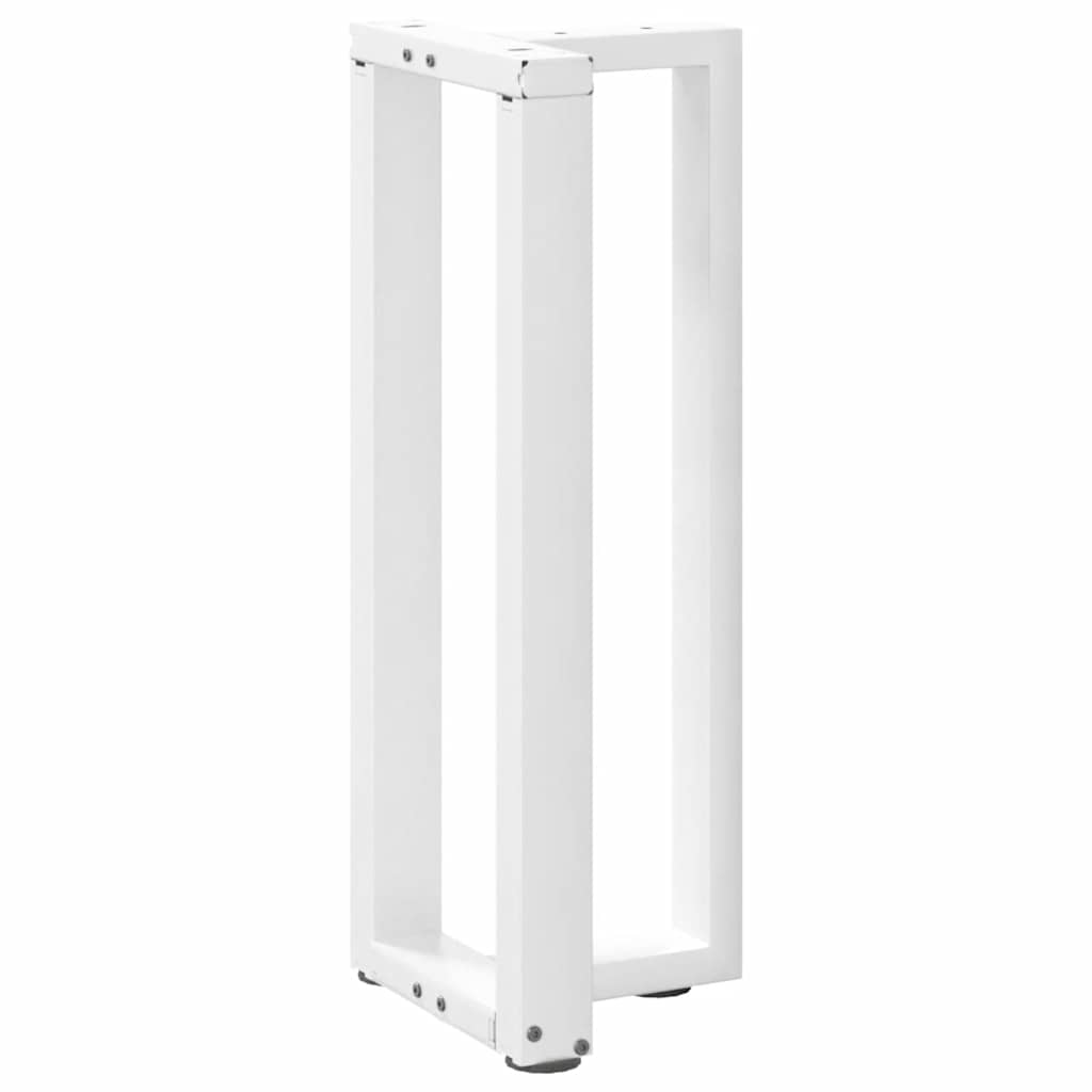 Console tafelpoten 2 st T-vormig 25x28x(72-73) cm staal wit is nu te koop bij PeponiXL, paradijselijk wonen!