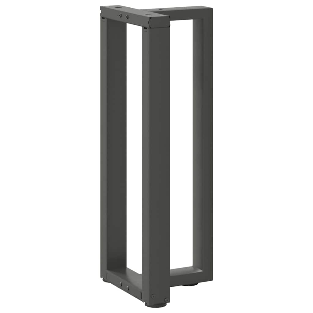 Console tafelpoten 2st T-vormig 25x28x(72-73)cm staal antraciet is nu te koop bij PeponiXL, paradijselijk wonen!