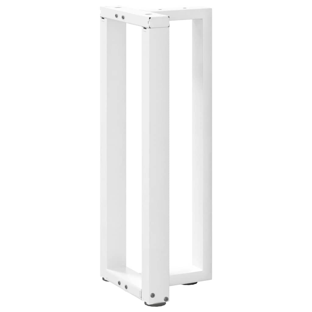 Console tafelpoten 2 st T-vormig 38x25x(72-73) cm staal wit is nu te koop bij PeponiXL, paradijselijk wonen!