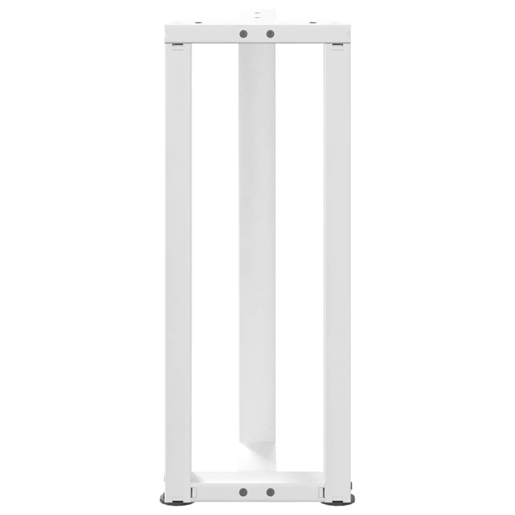 Console tafelpoten 2 st T-vormig 38x25x(72-73) cm staal wit is nu te koop bij PeponiXL, paradijselijk wonen!