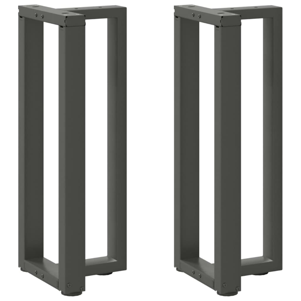 Console tafelpoten 2st T-vormig 38x25x(72-73)cm staal antraciet is nu te koop bij PeponiXL, paradijselijk wonen!