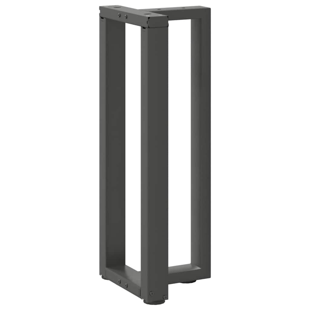 Console tafelpoten 2st T-vormig 38x25x(72-73)cm staal antraciet is nu te koop bij PeponiXL, paradijselijk wonen!