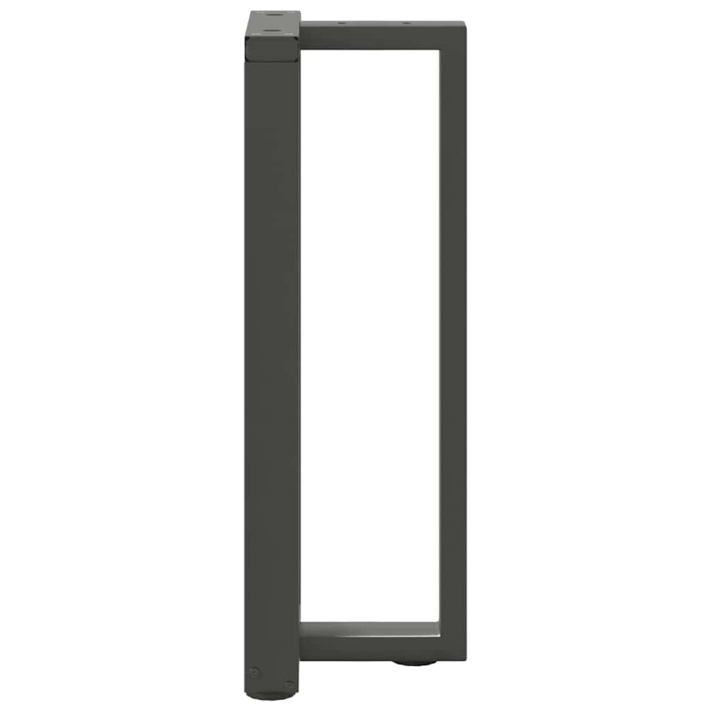 Console tafelpoten 2st T-vormig 38x25x(72-73)cm staal antraciet is nu te koop bij PeponiXL, paradijselijk wonen!