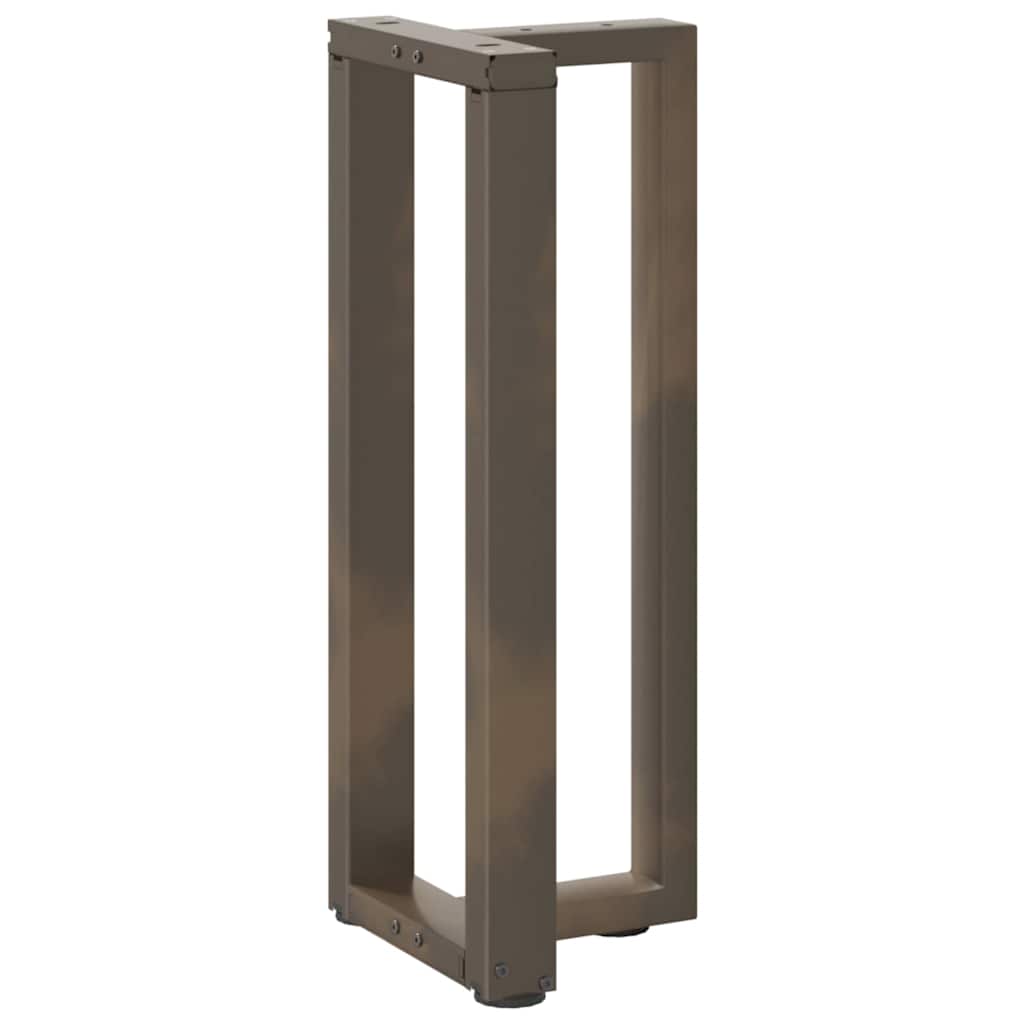 Console tafelpoten 2 st T-vormig 38x25x(72-73)cm staal naturel is nu te koop bij PeponiXL, paradijselijk wonen!