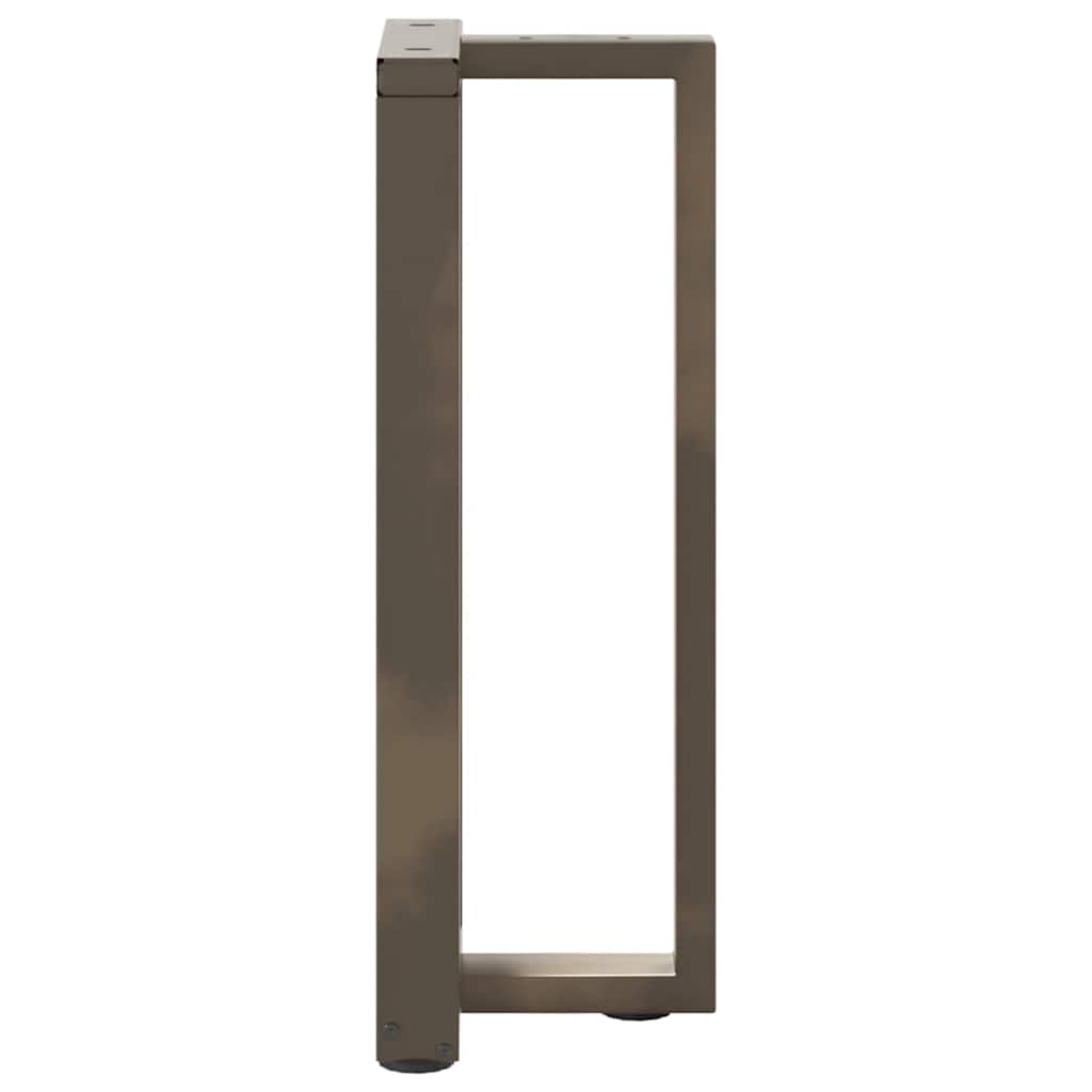 Console tafelpoten 2 st T-vormig 38x25x(72-73)cm staal naturel is nu te koop bij PeponiXL, paradijselijk wonen!