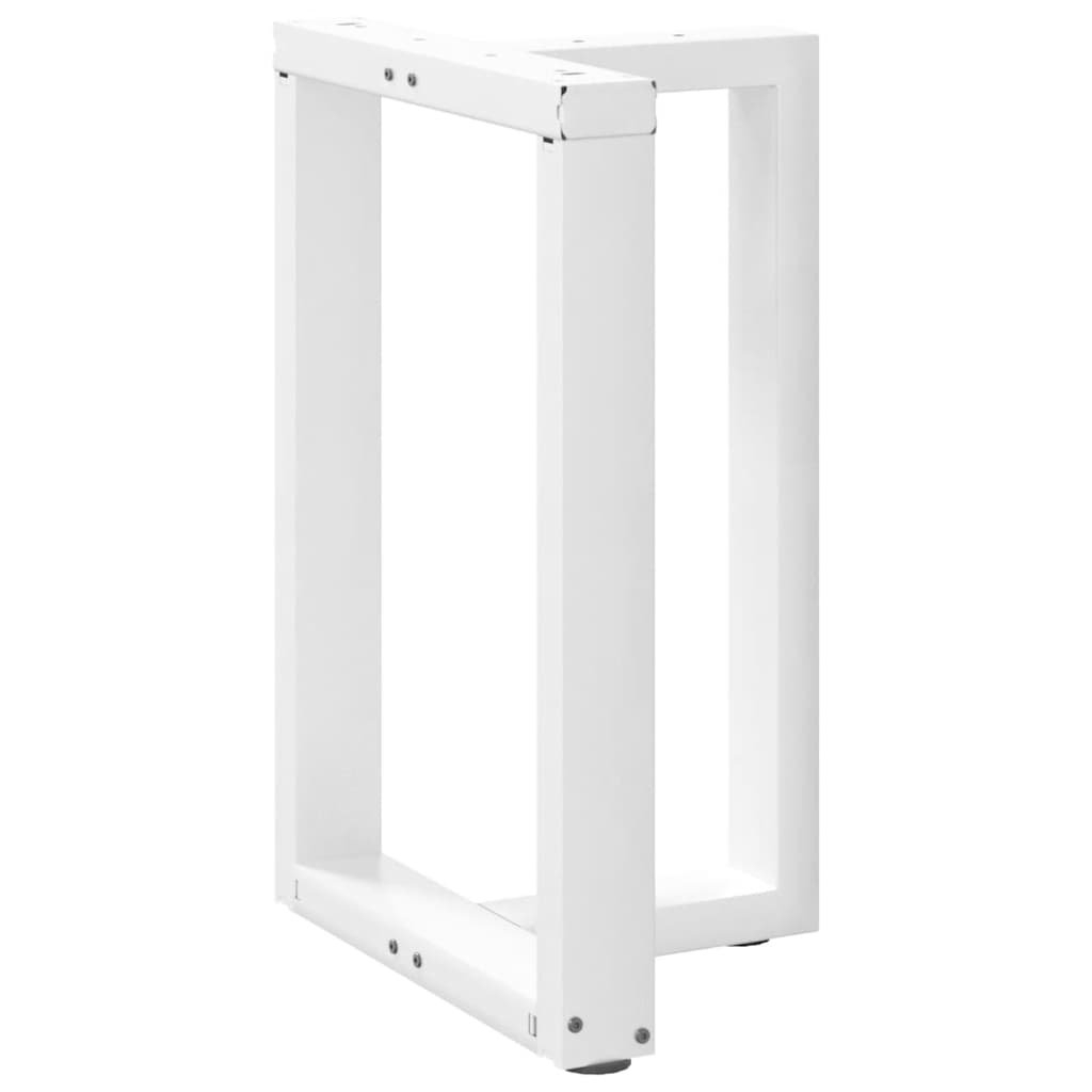 Eettafelpoten 2 st T-vormig 50x35x(72-73) cm staal wit is nu te koop bij PeponiXL, paradijselijk wonen!