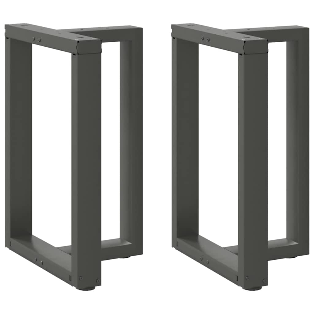 Eettafelpoten 2 st T-vormig 50x35x(72-73) cm staal antraciet is nu te koop bij PeponiXL, paradijselijk wonen!