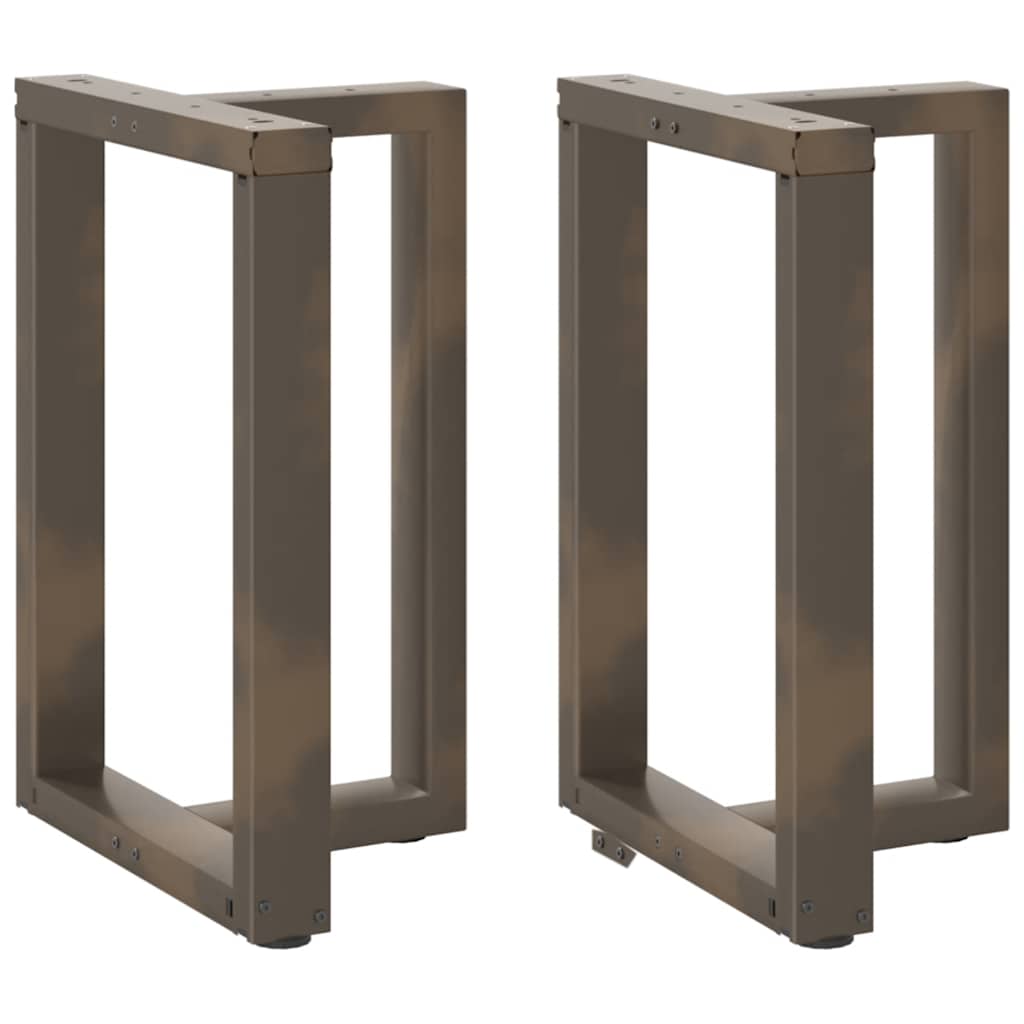 Eettafelpoten 2 st T-vormig 50x35x(72-73) cm staal naturel is nu te koop bij PeponiXL, paradijselijk wonen!