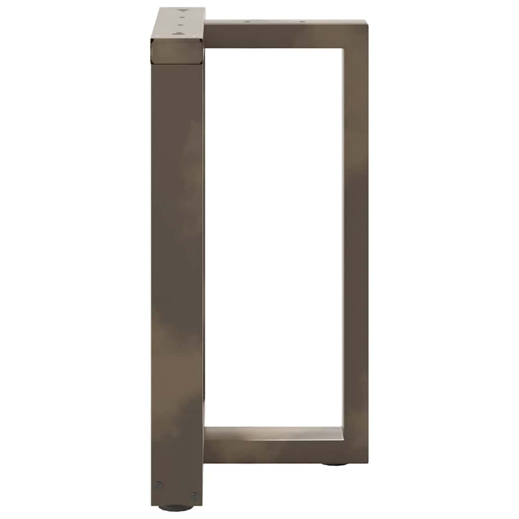 Eettafelpoten 2 st T-vormig 50x35x(72-73) cm staal naturel is nu te koop bij PeponiXL, paradijselijk wonen!