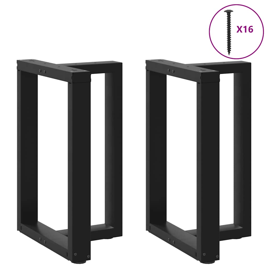 Eettafelpoten 2 st T-vormig 60x35x(72-73) cm staal zwart is nu te koop bij PeponiXL, paradijselijk wonen!