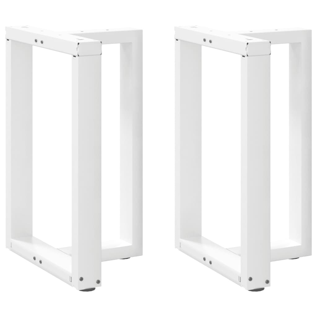 Eettafelpoten 2 st T-vormig 60x35x(72-73) cm staal wit is nu te koop bij PeponiXL, paradijselijk wonen!