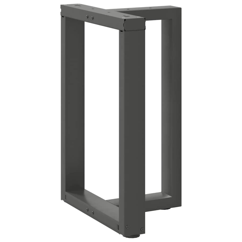 Eettafelpoten 2 st T-vormig 60x35x(72-73) cm staal antraciet is nu te koop bij PeponiXL, paradijselijk wonen!