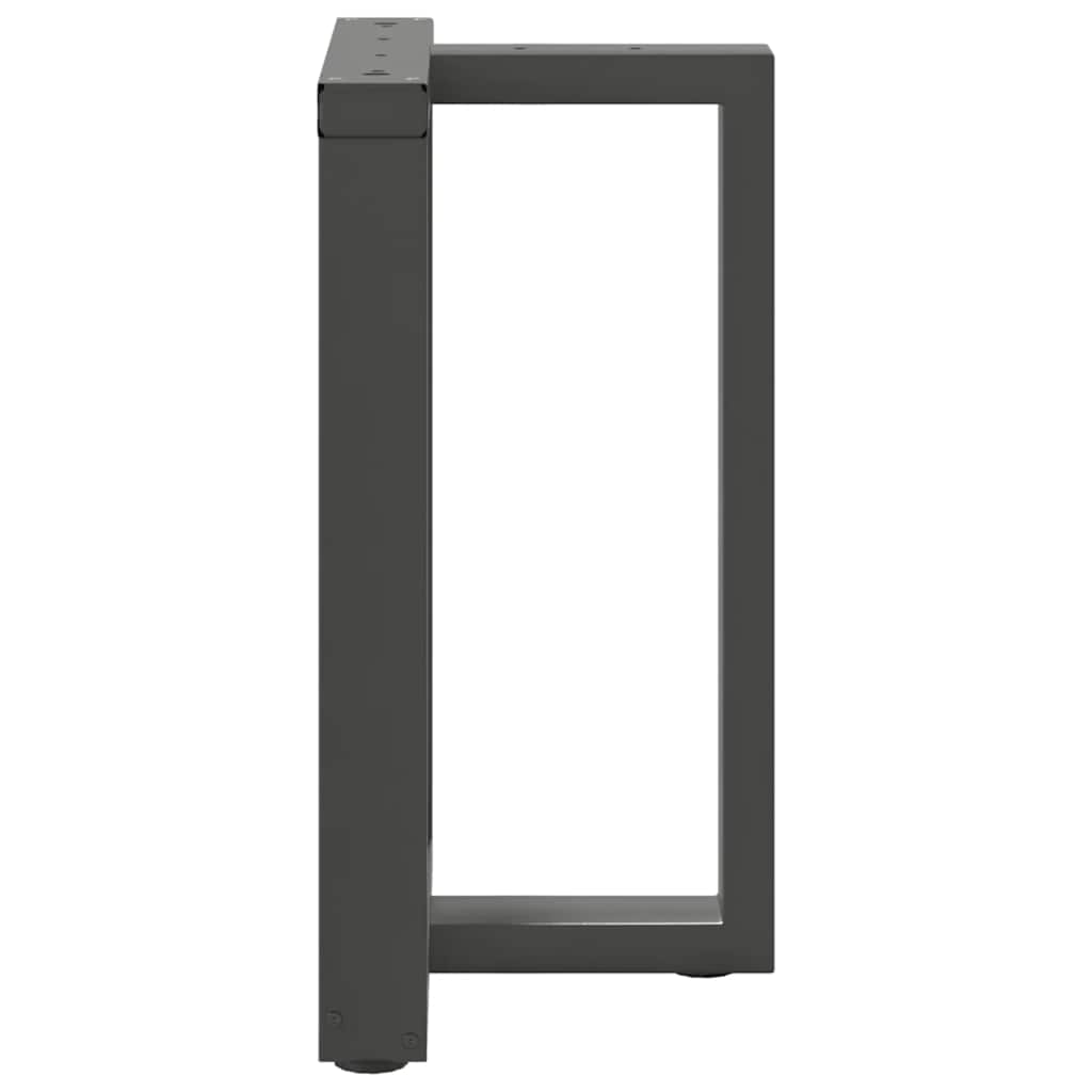 Eettafelpoten 2 st T-vormig 60x35x(72-73) cm staal antraciet is nu te koop bij PeponiXL, paradijselijk wonen!