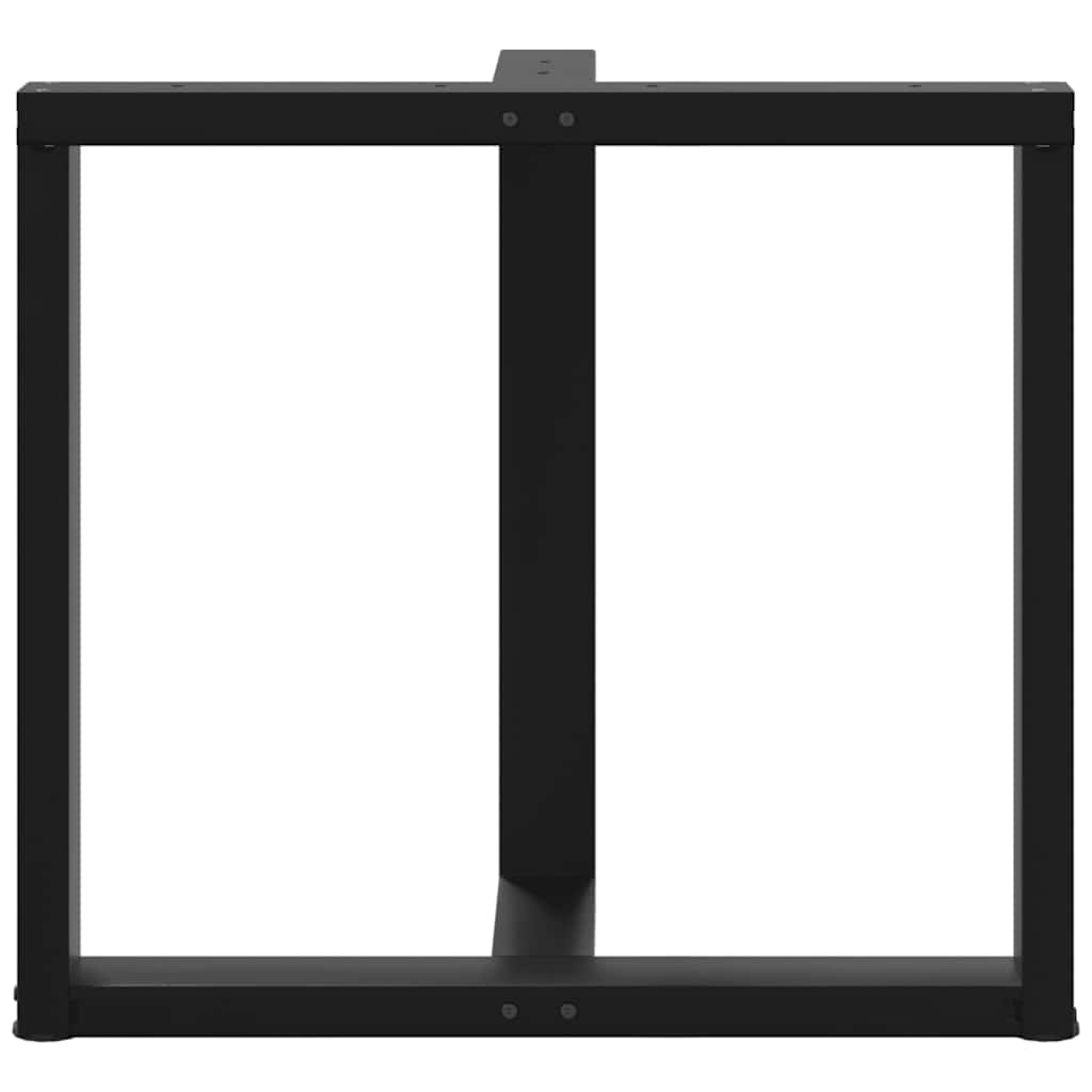 Eettafelpoten 2 st T-vormig 70x35x(72-73) cm staal zwart is nu te koop bij PeponiXL, paradijselijk wonen!