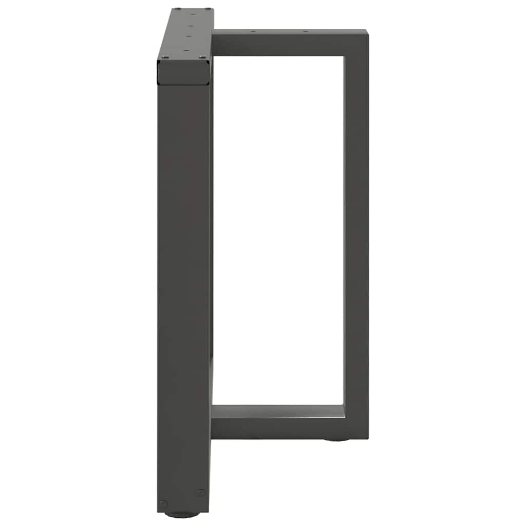 Eettafelpoten 2 st T-vormig 70x35x(72-73) cm staal antraciet is nu te koop bij PeponiXL, paradijselijk wonen!