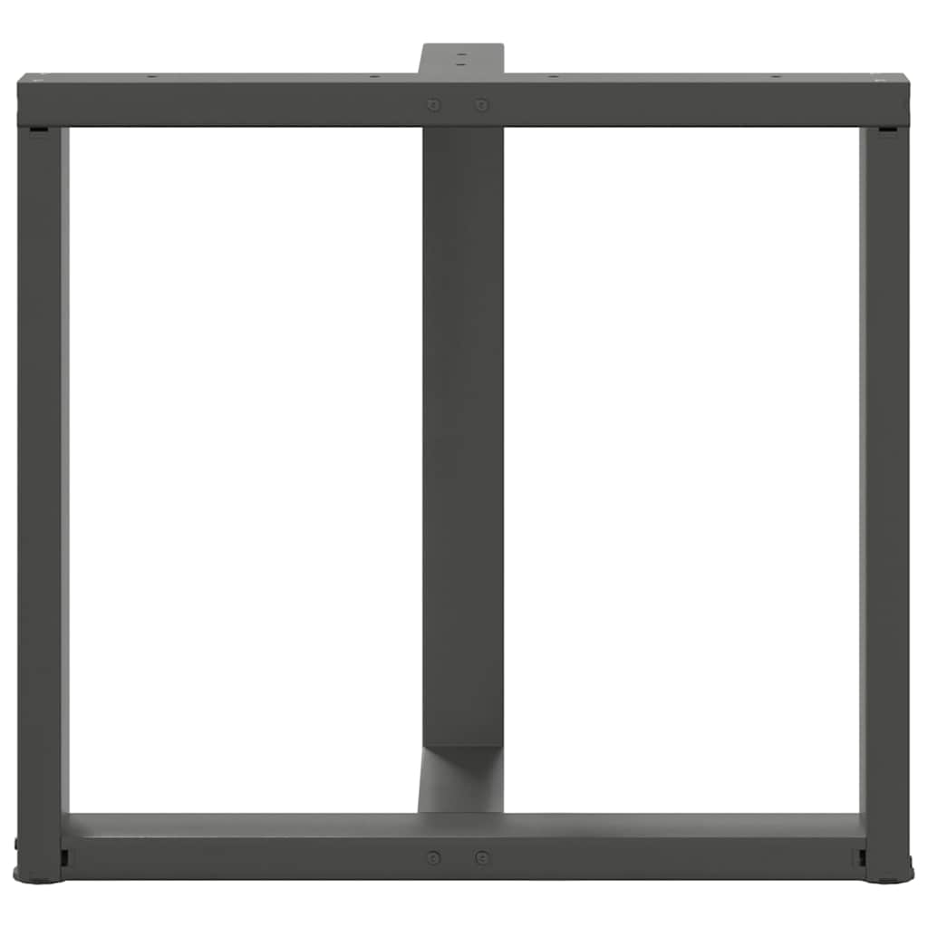 Eettafelpoten 2 st T-vormig 70x35x(72-73) cm staal antraciet is nu te koop bij PeponiXL, paradijselijk wonen!