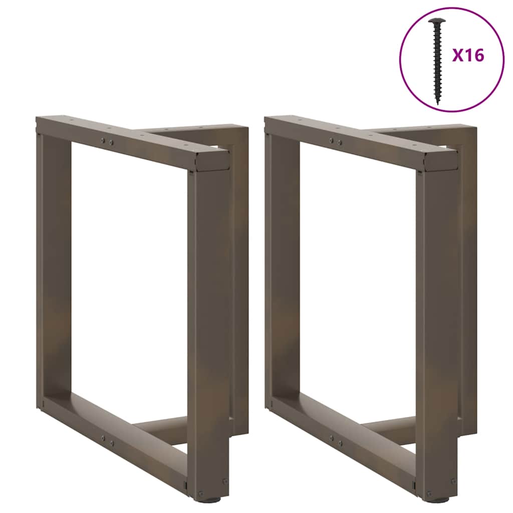 Eettafelpoten 2 st T-vormig 70x35x(72-73) cm staal naturel is nu te koop bij PeponiXL, paradijselijk wonen!