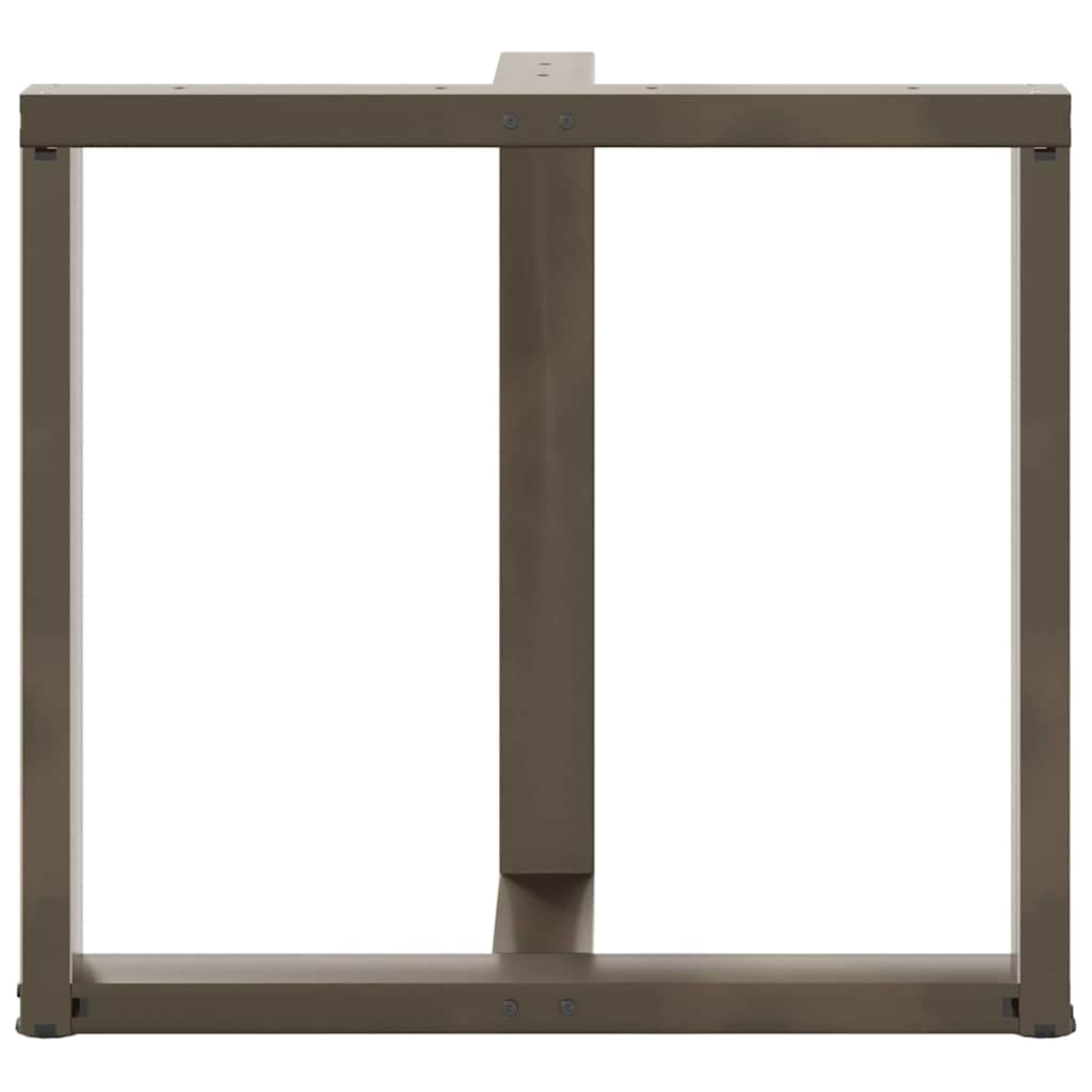 Eettafelpoten 2 st T-vormig 70x35x(72-73) cm staal naturel is nu te koop bij PeponiXL, paradijselijk wonen!