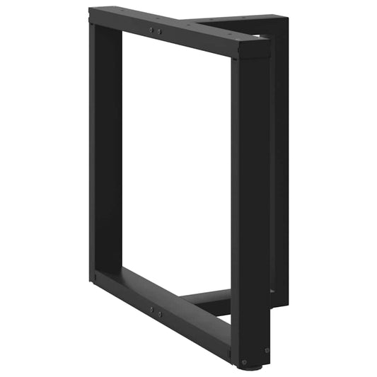 Eettafelpoten 2 st T-vormig 80x35x(72-73) cm staal zwart is nu te koop bij PeponiXL, paradijselijk wonen!