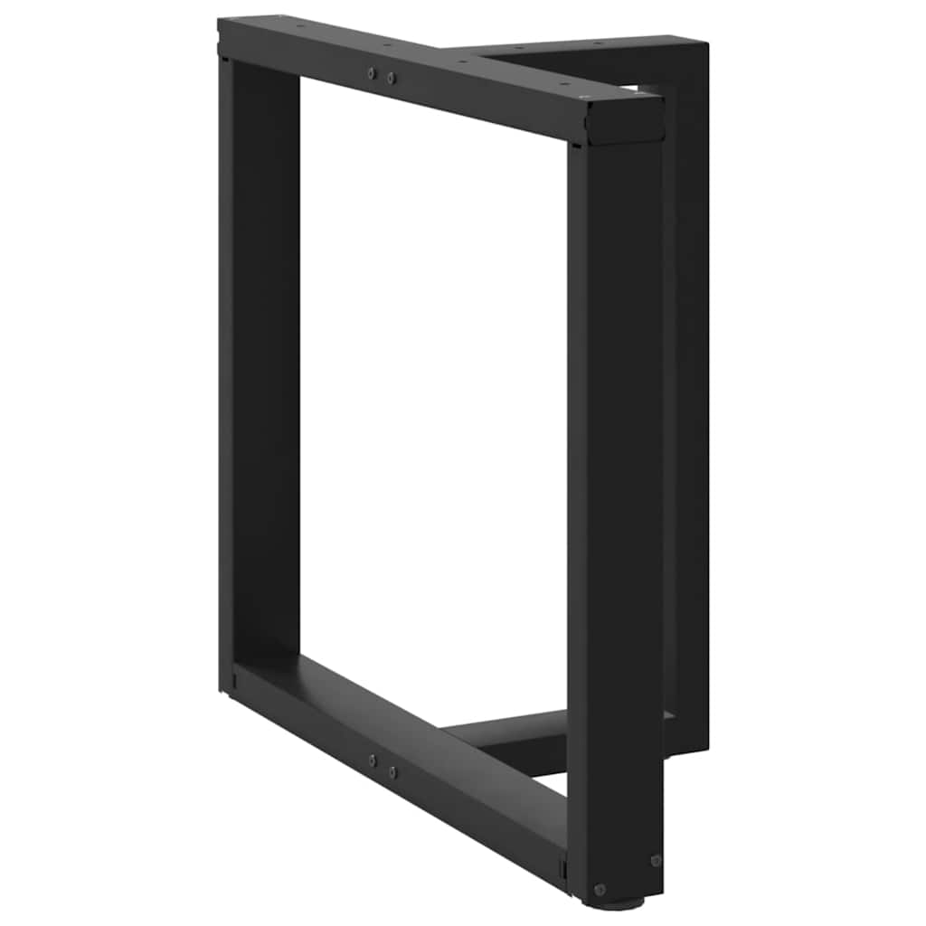Eettafelpoten 2 st T-vormig 80x35x(72-73) cm staal zwart is nu te koop bij PeponiXL, paradijselijk wonen!