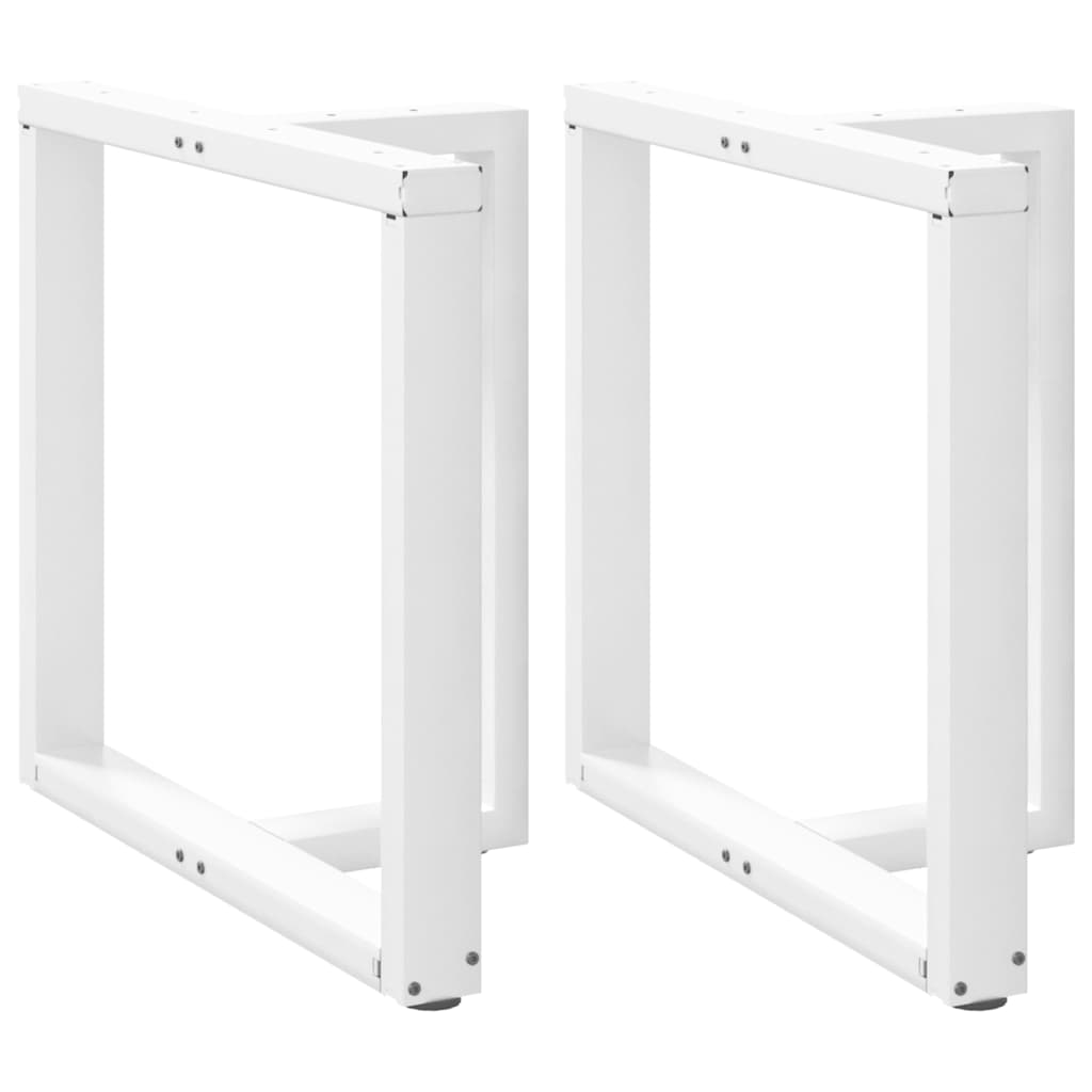 Eettafelpoten 2 st T-vormig 80x35x(72-73) cm staal wit is nu te koop bij PeponiXL, paradijselijk wonen!