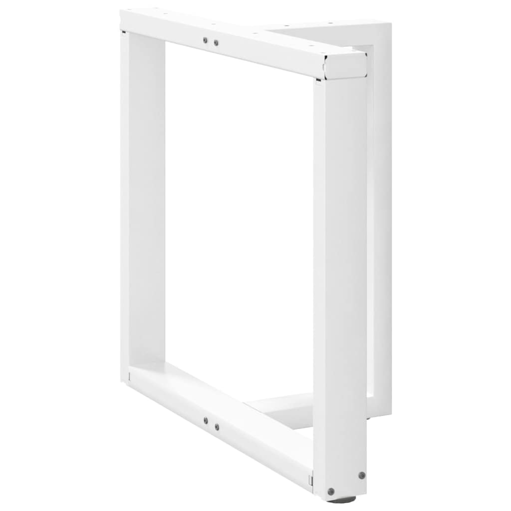 Eettafelpoten 2 st T-vormig 80x35x(72-73) cm staal wit is nu te koop bij PeponiXL, paradijselijk wonen!