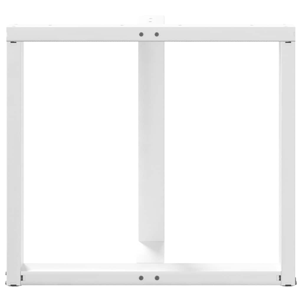 Eettafelpoten 2 st T-vormig 80x35x(72-73) cm staal wit is nu te koop bij PeponiXL, paradijselijk wonen!