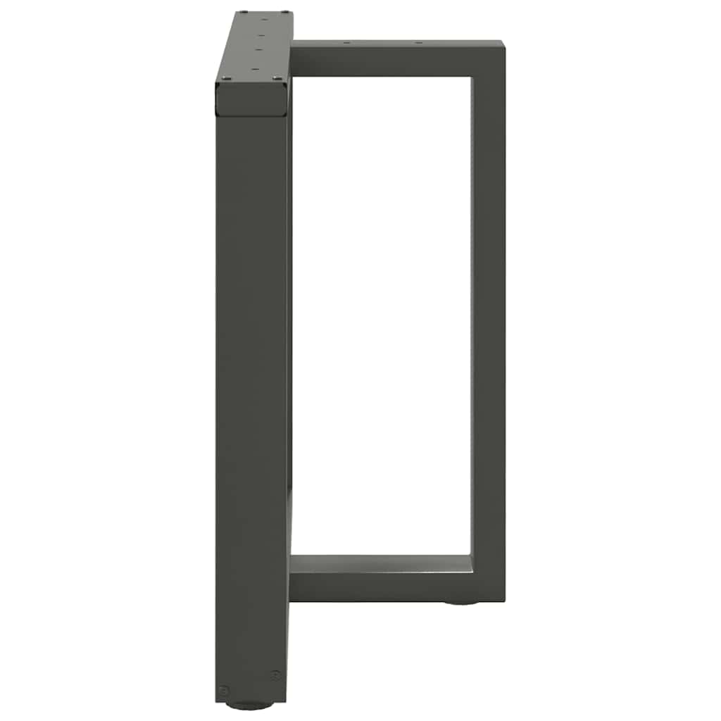 Eettafelpoten 2 st T-vormig 80x35x(72-73) cm staal antraciet is nu te koop bij PeponiXL, paradijselijk wonen!