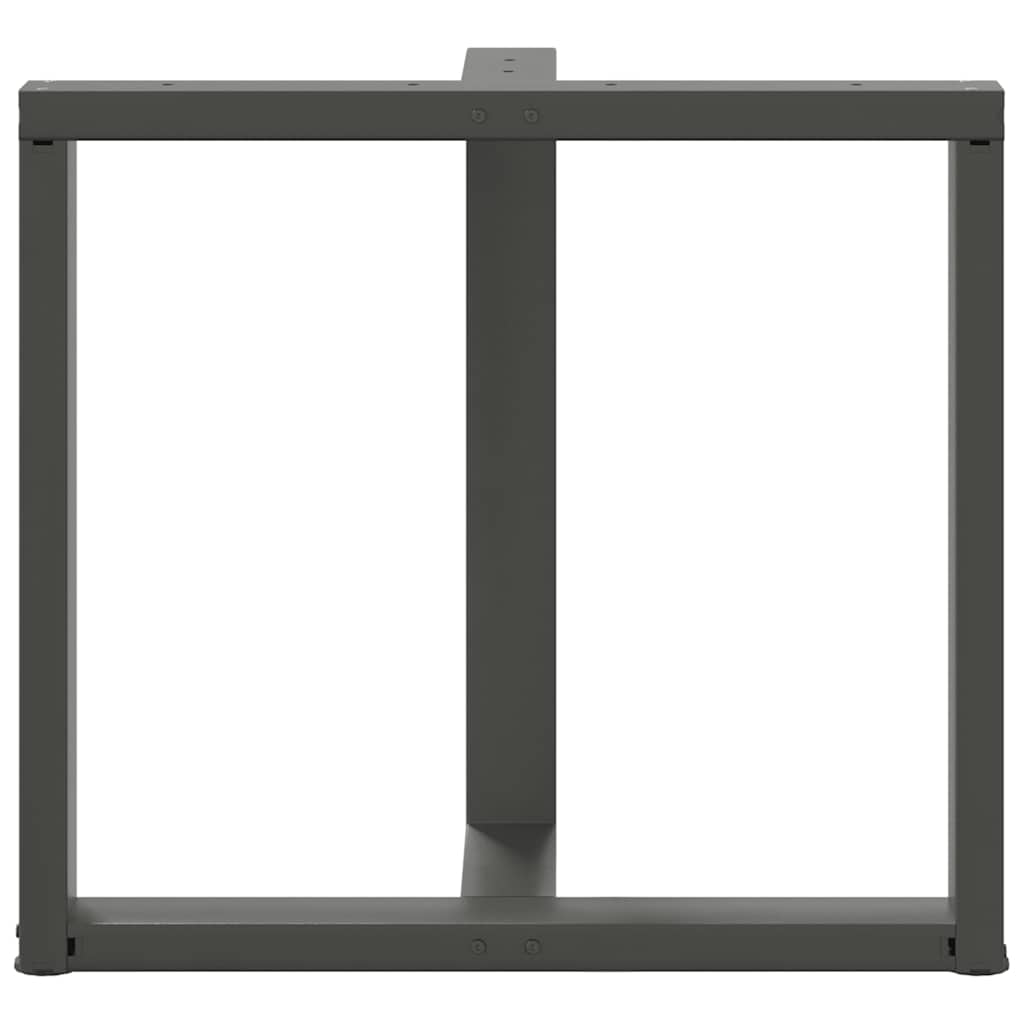 Eettafelpoten 2 st T-vormig 80x35x(72-73) cm staal antraciet is nu te koop bij PeponiXL, paradijselijk wonen!