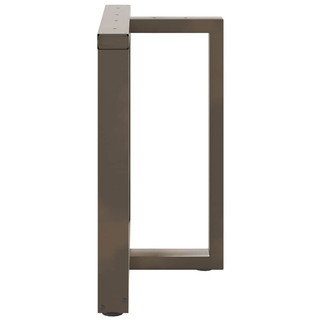 Eettafelpoten 2 st T-vormig 80x35x(72-73) cm staal naturel is nu te koop bij PeponiXL, paradijselijk wonen!