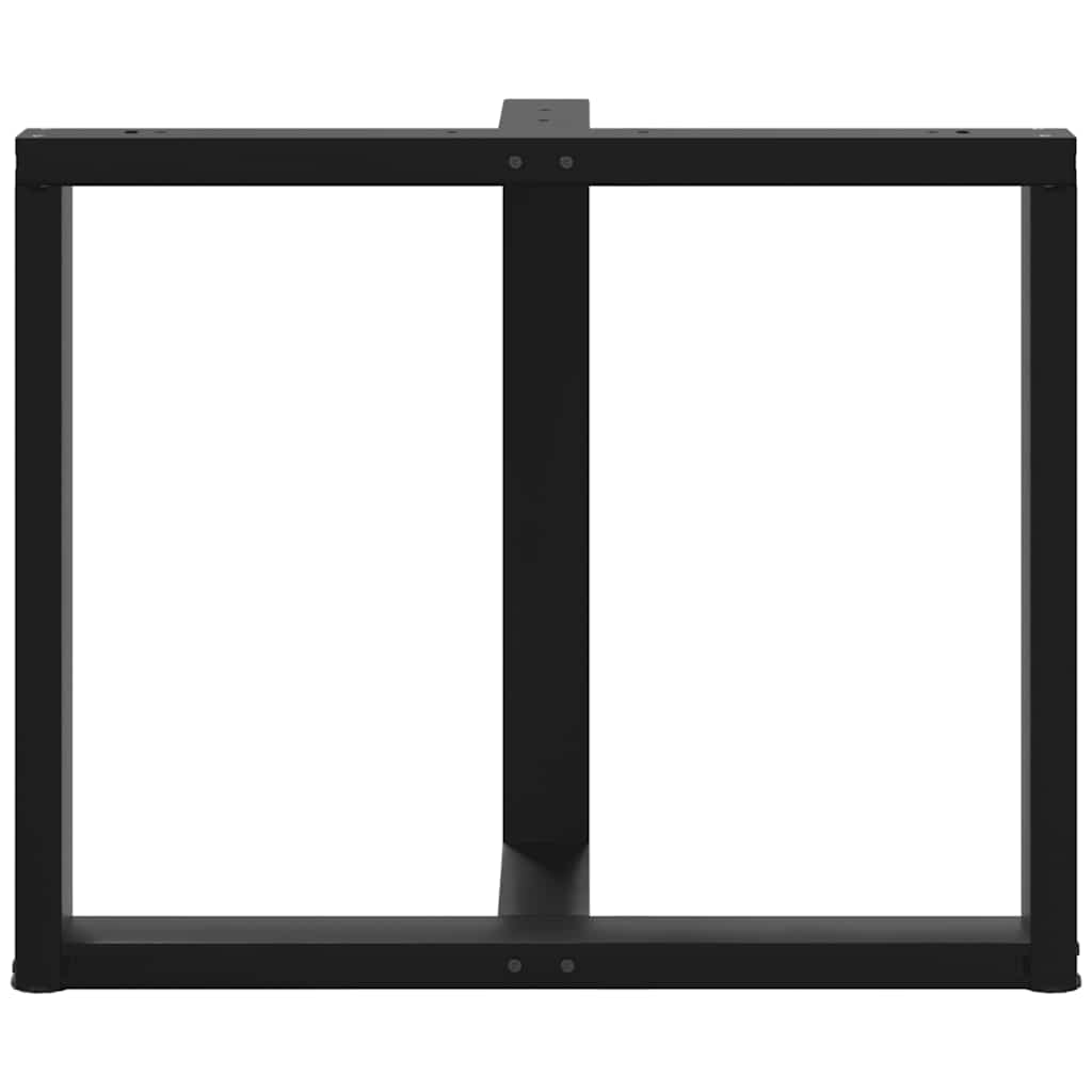 Eettafelpoten 2 st T-vormig 90x35x(72-73) cm staal zwart is nu te koop bij PeponiXL, paradijselijk wonen!