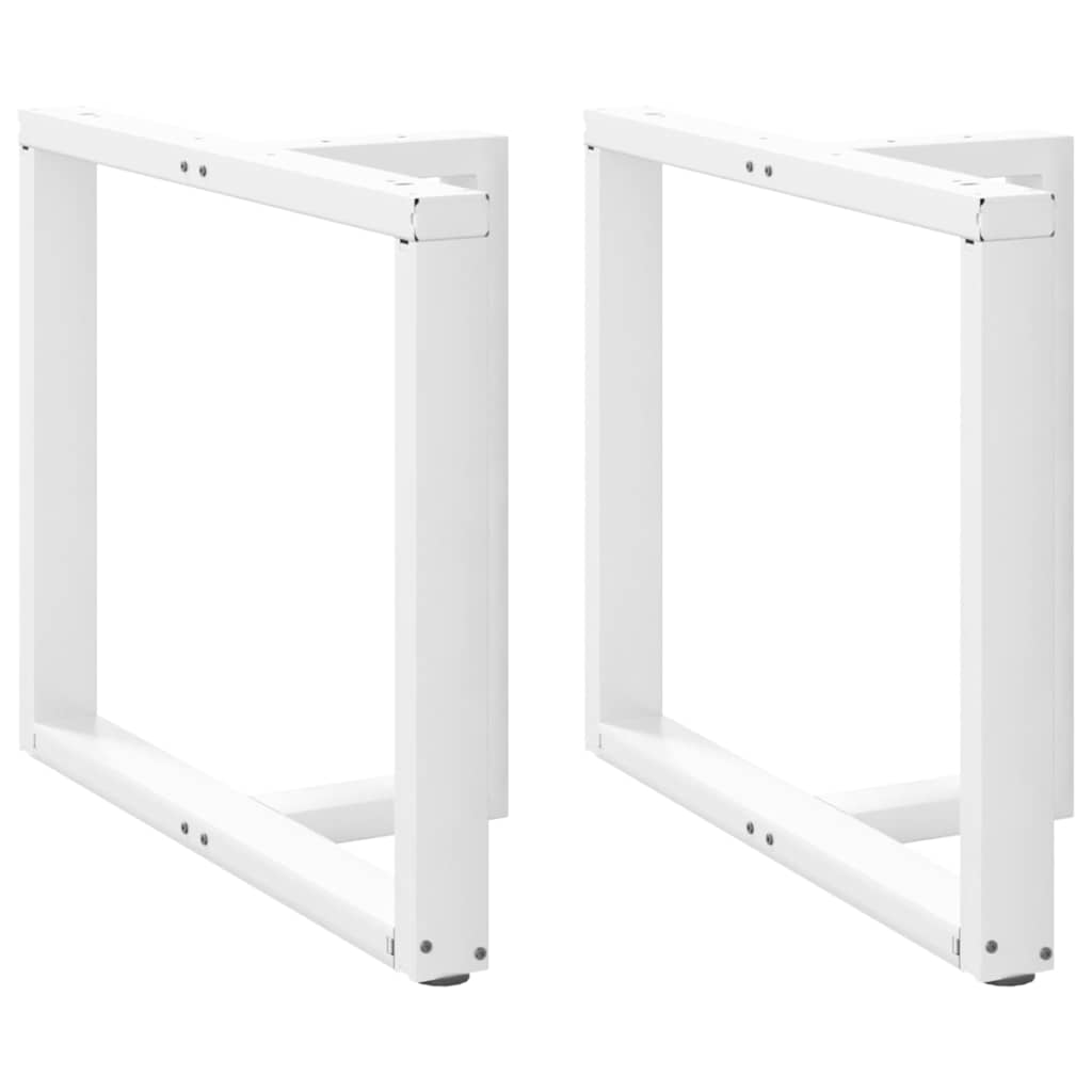 Eettafelpoten 2 st T-vormig 90x35x(72-73) cm staal wit is nu te koop bij PeponiXL, paradijselijk wonen!