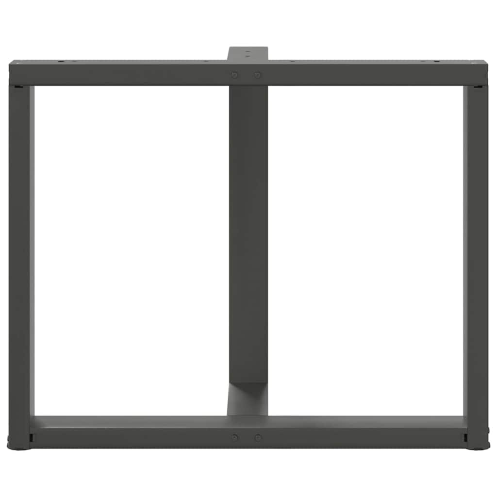 Eettafelpoten 2 st T-vormig 90x35x(72-73) cm staal antraciet is nu te koop bij PeponiXL, paradijselijk wonen!