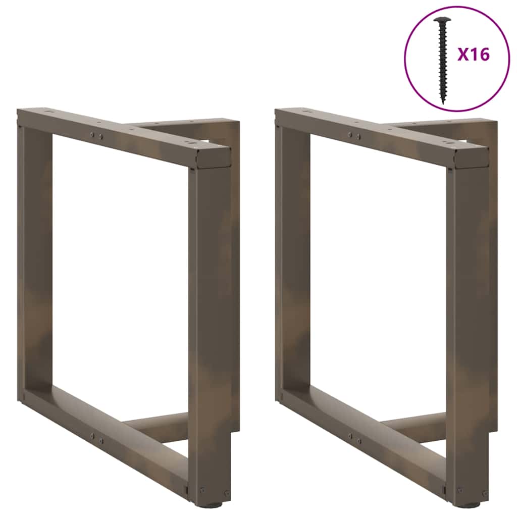 Eettafelpoten 2 st T-vormig 90x35x(72-73) cm staal naturel is nu te koop bij PeponiXL, paradijselijk wonen!