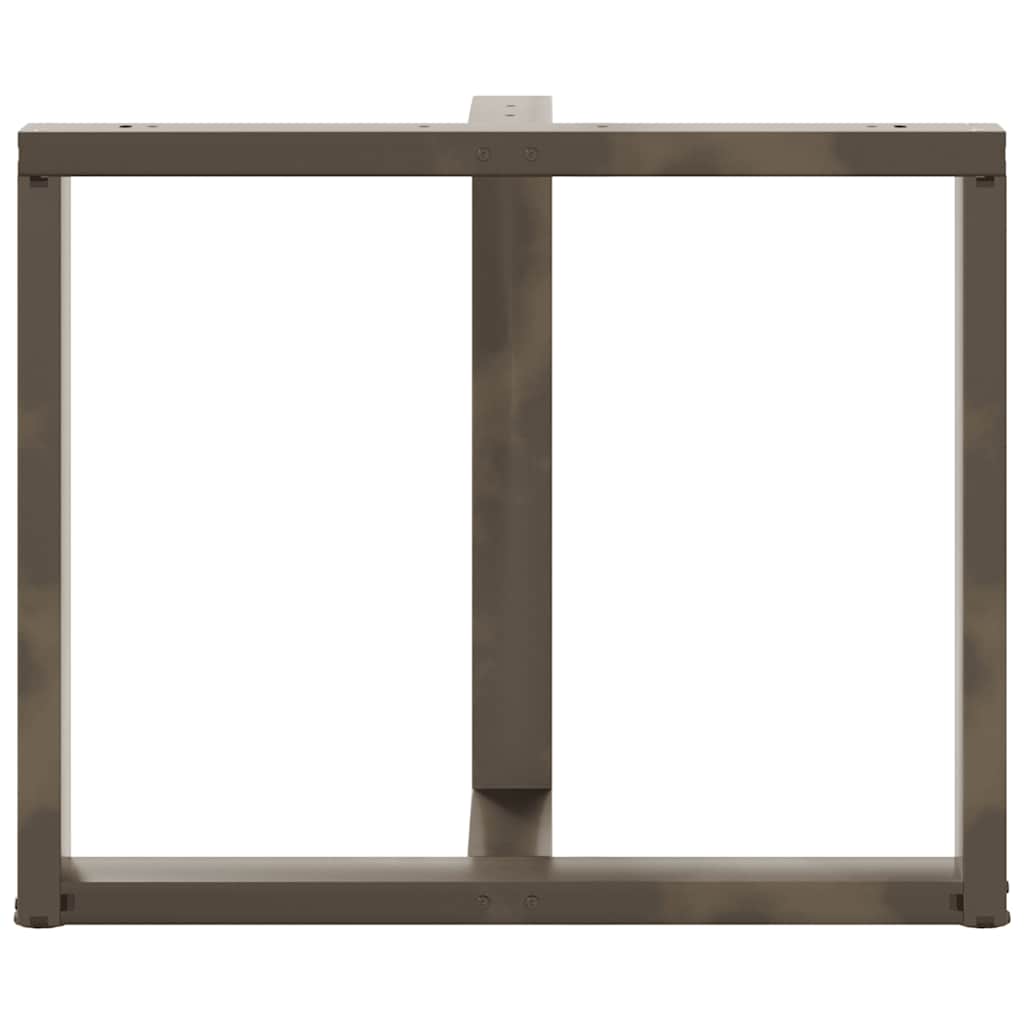 Eettafelpoten 2 st T-vormig 90x35x(72-73) cm staal naturel is nu te koop bij PeponiXL, paradijselijk wonen!