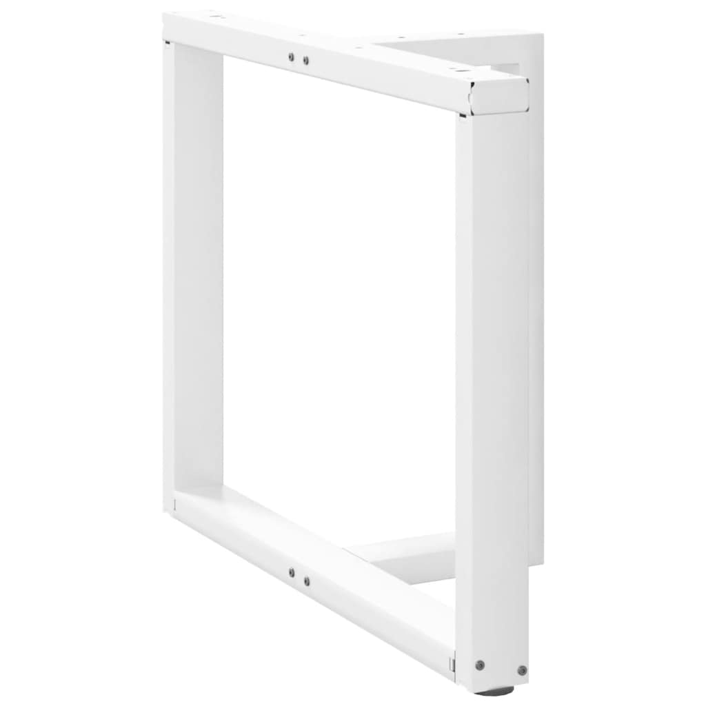 Eettafelpoten 2 st T-vormig 100x35x(72-73) cm staal wit is nu te koop bij PeponiXL, paradijselijk wonen!