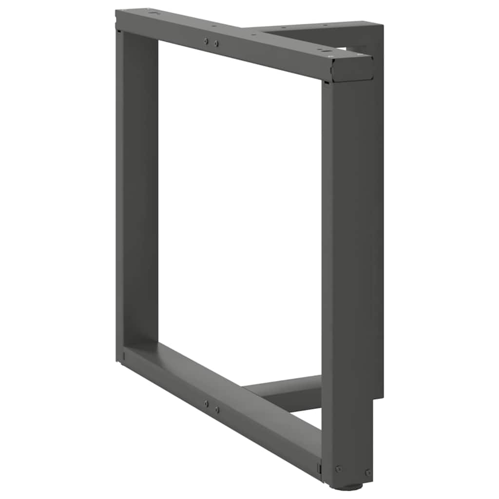 Eettafelpoten 2 st T-vormig 100x35x(72-73) cm staal antraciet is nu te koop bij PeponiXL, paradijselijk wonen!