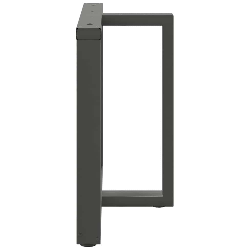 Eettafelpoten 2 st T-vormig 100x35x(72-73) cm staal antraciet is nu te koop bij PeponiXL, paradijselijk wonen!