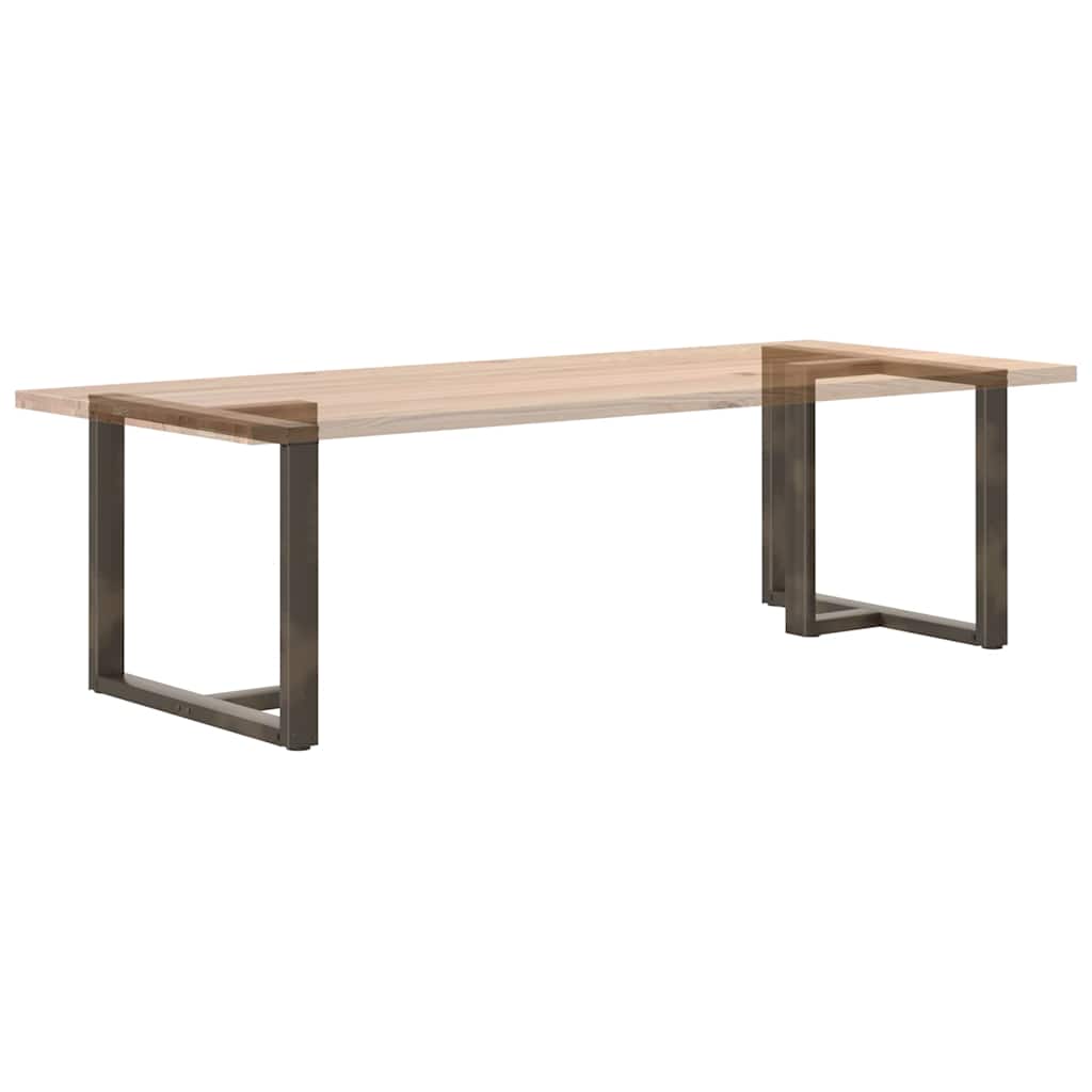 Eettafelpoten 2 st T-vormig 100x35x(72-73) cm staal naturel is nu te koop bij PeponiXL, paradijselijk wonen!