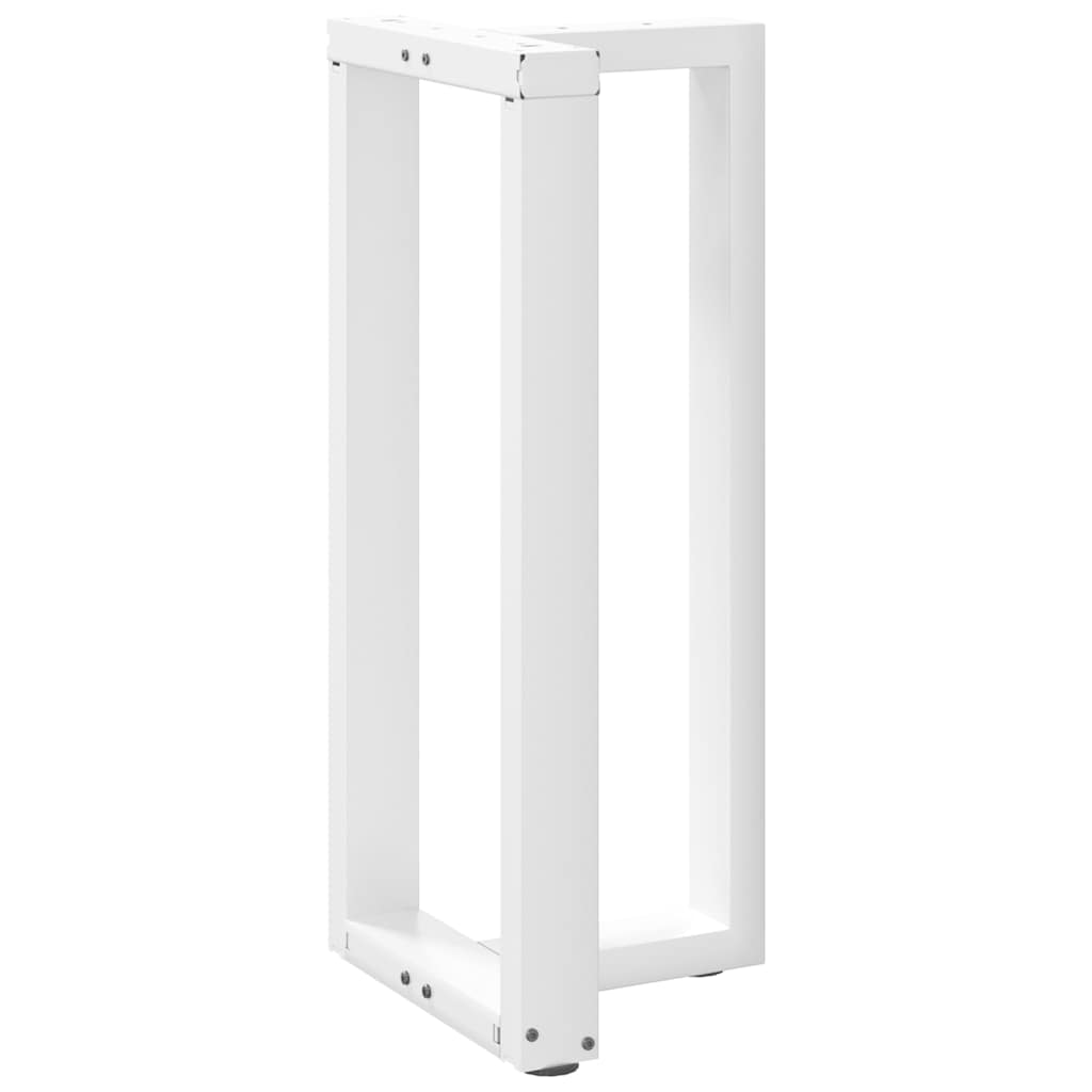 Bartafelpoten 2 st T-vormig 40x35x(90-91) cm staal wit is nu te koop bij PeponiXL, paradijselijk wonen!