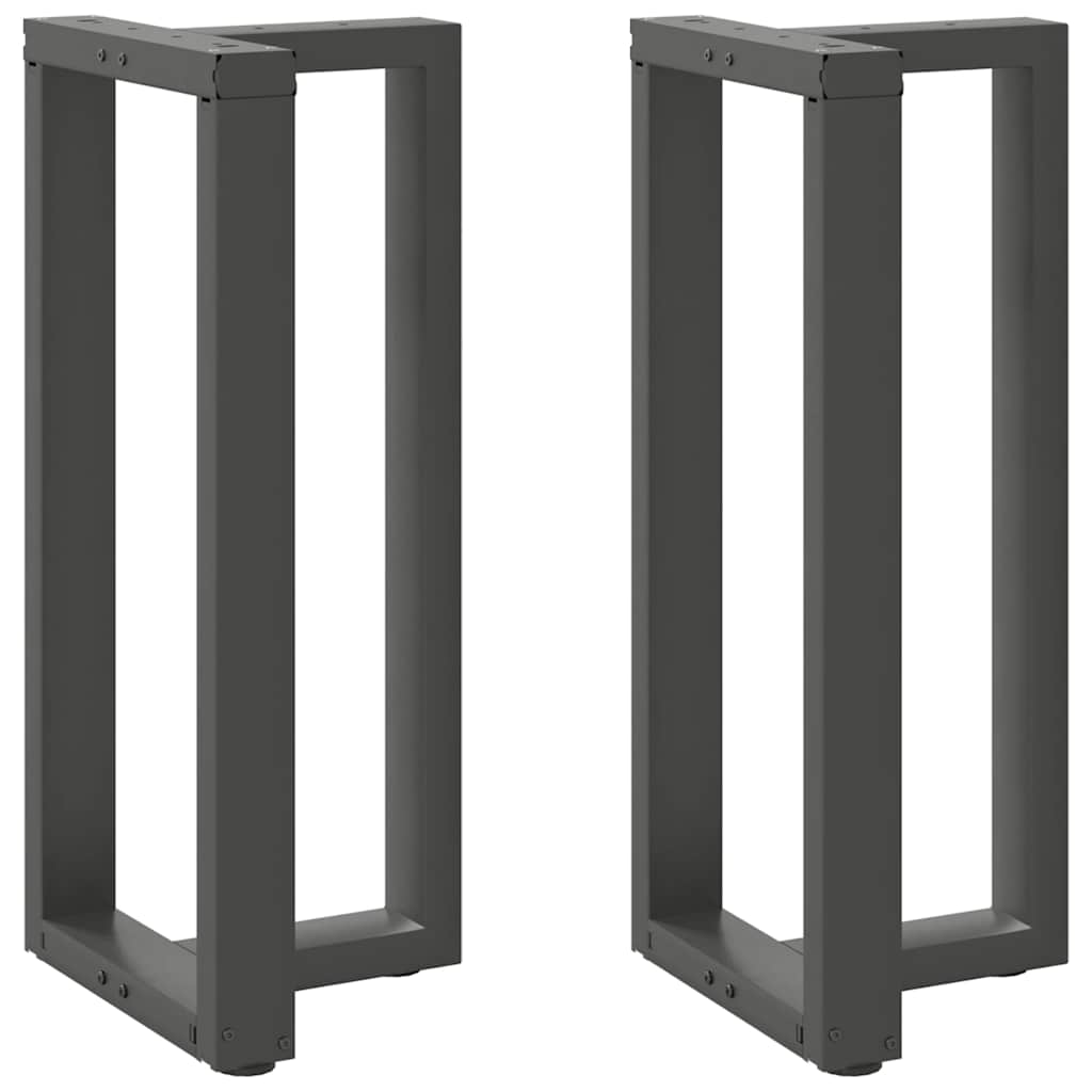 Bartafelpoten 2 st T-vormig 40x35x(90-91) cm staal antraciet is nu te koop bij PeponiXL, paradijselijk wonen!