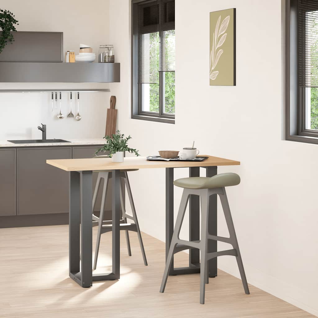 Bartafelpoten 2 st T-vormig 40x35x(90-91) cm staal antraciet is nu te koop bij PeponiXL, paradijselijk wonen!