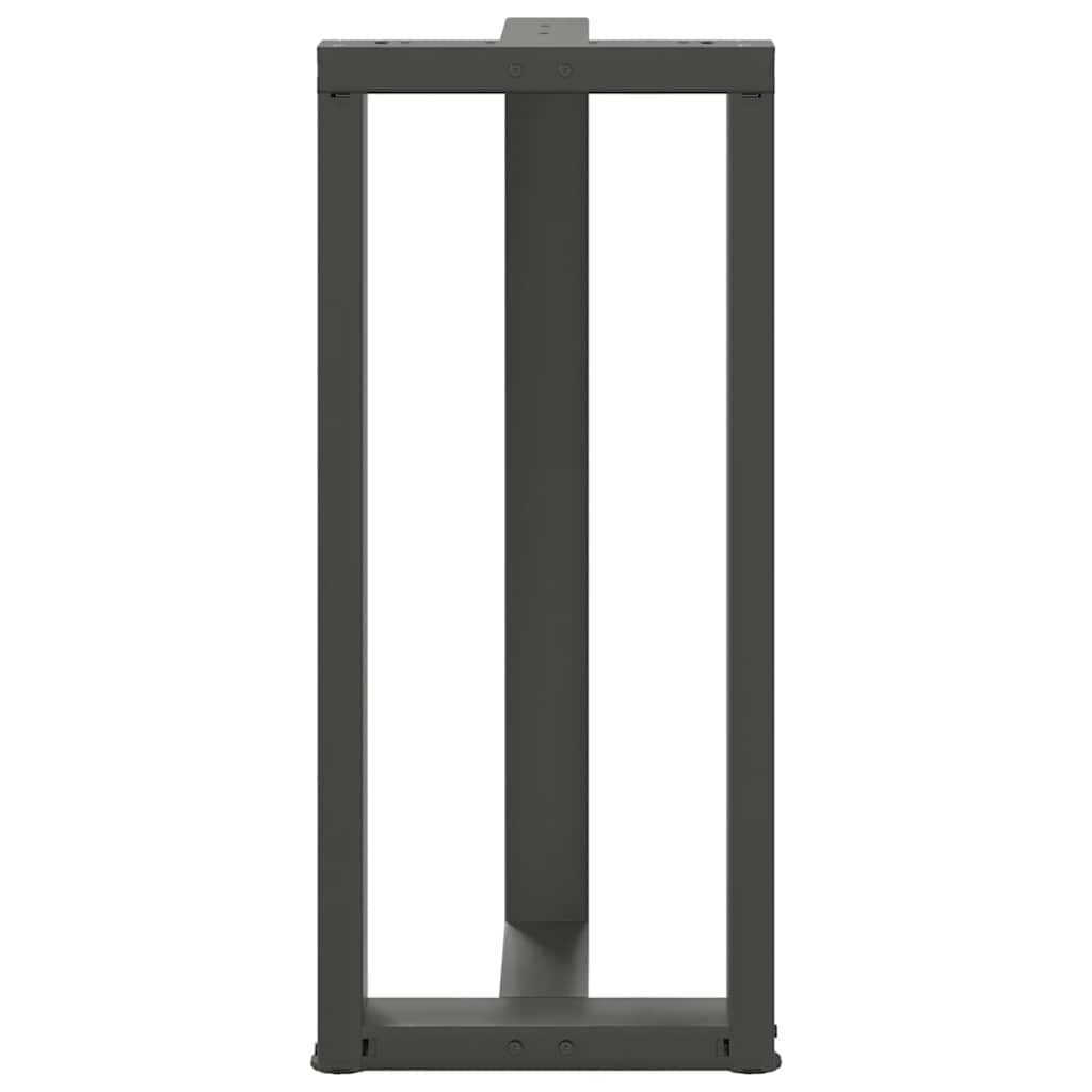 Bartafelpoten 2 st T-vormig 40x35x(90-91) cm staal antraciet is nu te koop bij PeponiXL, paradijselijk wonen!