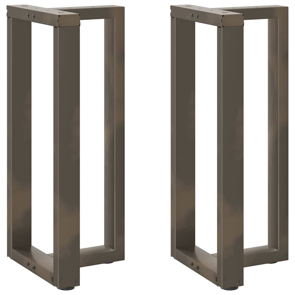 Bartafelpoten 2 st T-vormig 40x35x(90-91) cm staal naturel is nu te koop bij PeponiXL, paradijselijk wonen!